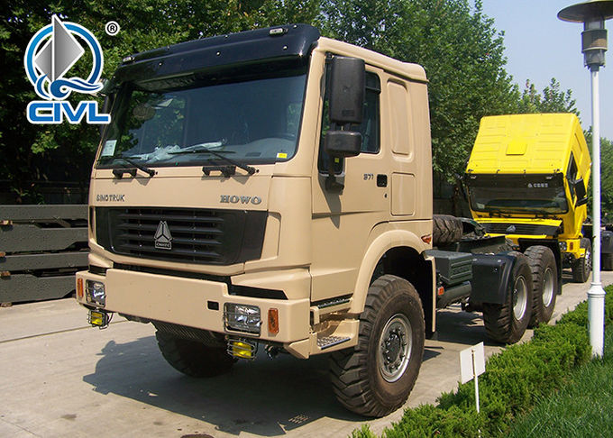 Sinotruk aller spezielle Traktor-LKW des Radschlepper-LKW-Kopf-Primärantrieb-LKW-SINOTRUCK HOWO 420HP 6x6 1