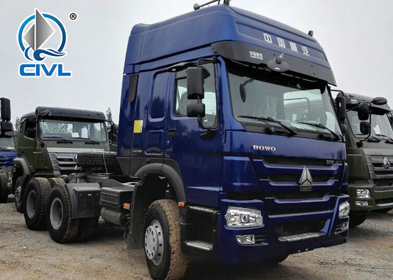 Hochleistungslkw-der hohen Qualität des Primärantrieb-336HP Traktor-LKW Sinotruk 6x4 Blaufarbe