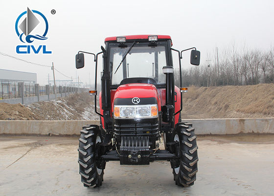 Landwirtschaftliche Traktoren Weichai-Maschinen-4WD 100HP mit Werkzeug-Ackerschlepper mit Kabine und Fan