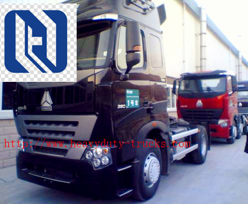 Howo-Sattelzug-LKW LHD 10 dreht HW 79 hohe Anlegeplätze des Dach-Fahrerhaus-zwei 102 Kilometer/h