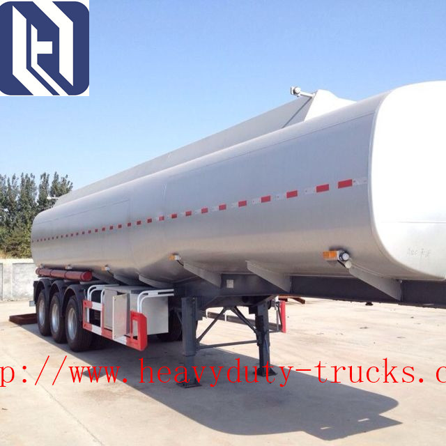 Der Achsen-Cimc 30000L 3 Anhänger-LKWs halb mit Aluminium-oder Edelstahl-Wasser-Milch-Öltank