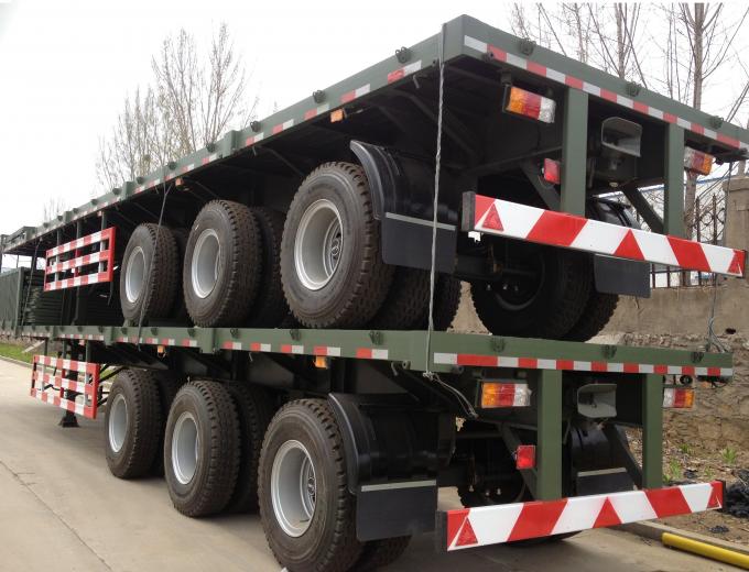 Flachbett-Plattform-halb Anhänger für Behälter 25 - schwerer LKW-Transport 40T CImc